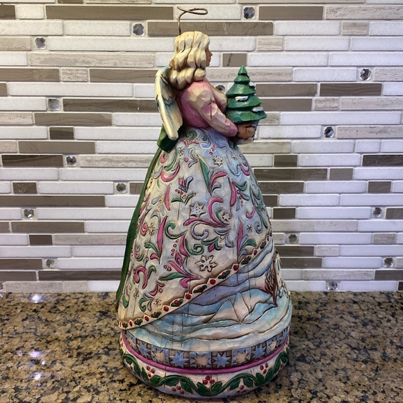 Jim Shore Landscape Sleeps Heartwood Creek Enesco Angel of Winter Figurine - Picture 4 of 12